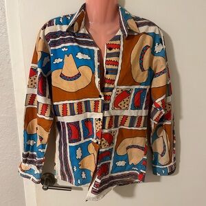 Vintage Rare 89’s 90’s Rocky Mountain Western Shirt